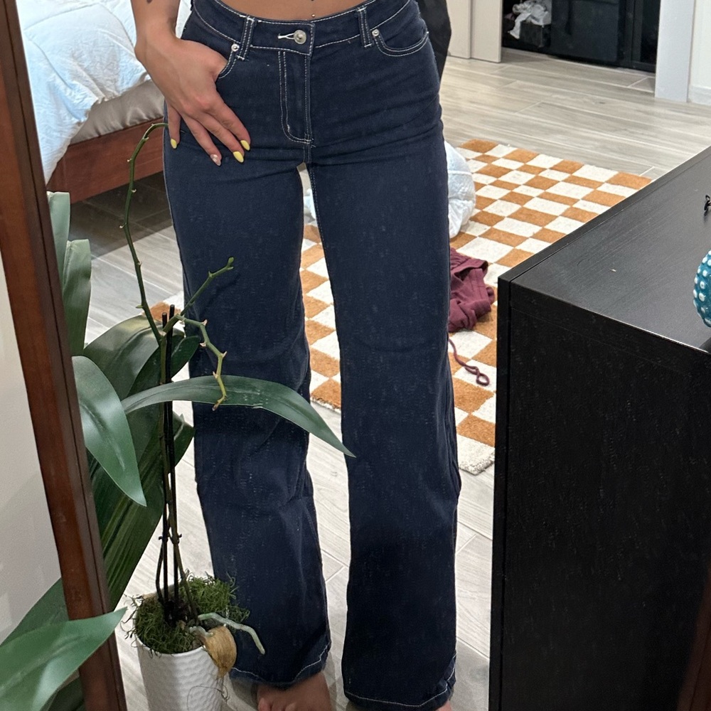 H&M Navy Blue Pants